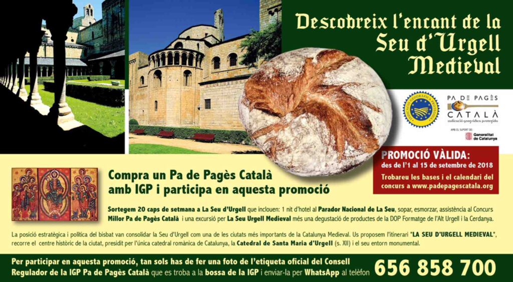 Nova promoció de la IGP Pa de Pagès Català.